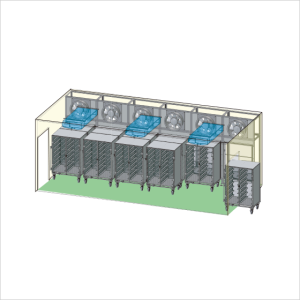 Máy rã đông Proton loại Bogie